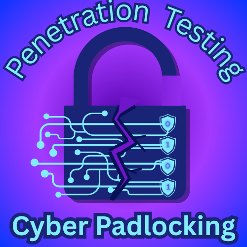 Cyber Padlocking Penetration Testing Logo